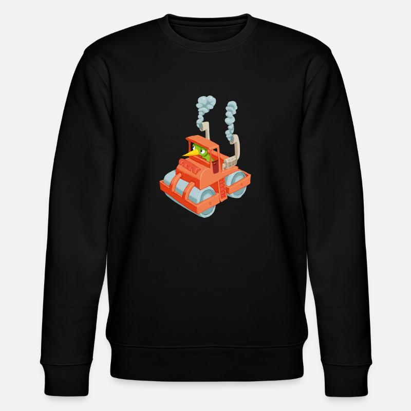 DampfRaupe - Stanley/Stella Unisex Bio-Sweatshirt CHANGER  - Schwarz