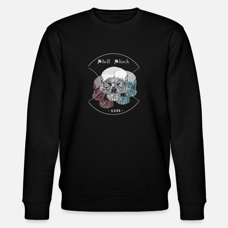 Shell Shock - Stanley/Stella CHANGER Unisex Organic Sweatshirt - black