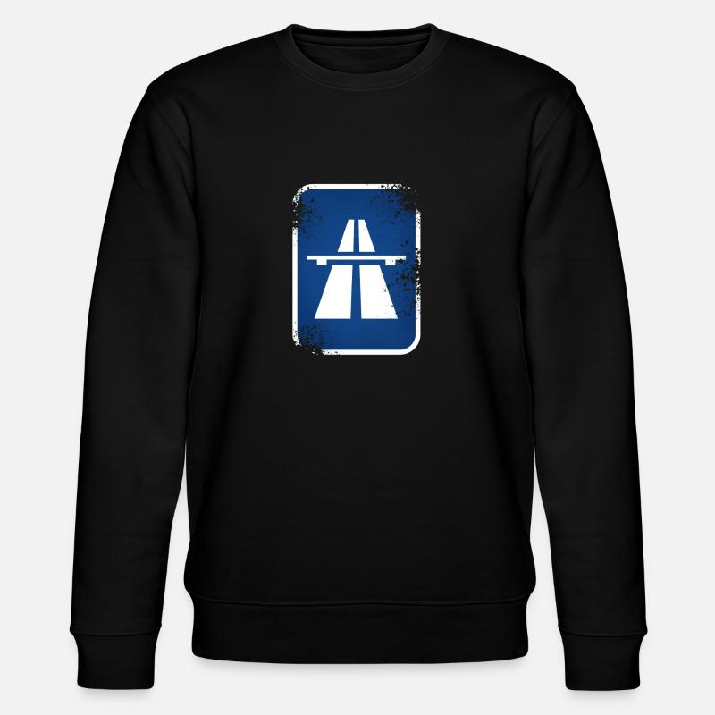 AUTOBAHN - Stanley/Stella Unisex Bio-Sweatshirt CHANGER  - Schwarz