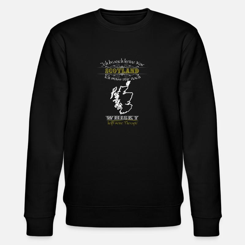 scotland whisky - Stanley/Stella Unisex Bio-Sweatshirt CHANGER  - Schwarz