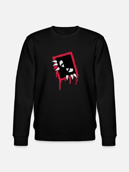 Monster - Stanley/Stella CHANGER Unisex Organic Sweatshirt - black