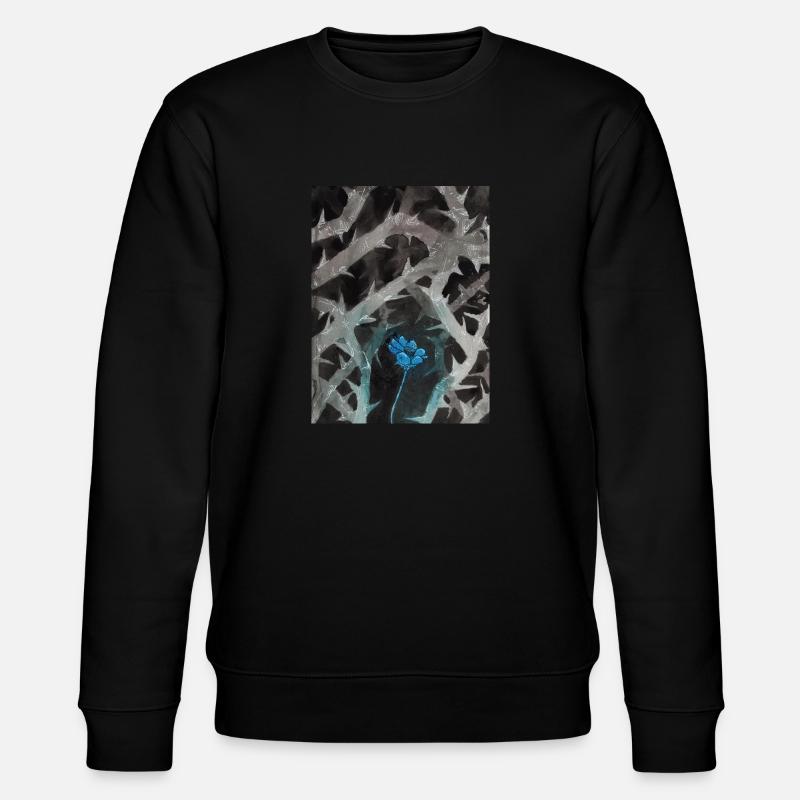 Bleu précieux - Sweat bio CHANGER Stanley/Stella Unisexe - noir