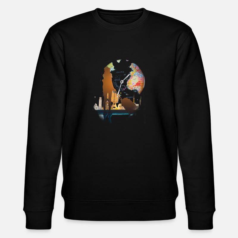 À voyager - Sweat bio CHANGER Stanley/Stella Unisexe - noir