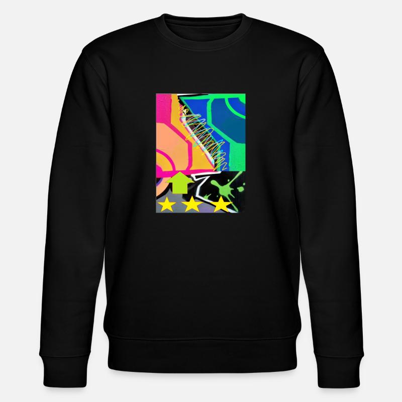 Graffiti Drapeau 1 - Sweat bio CHANGER Stanley/Stella Unisexe - noir