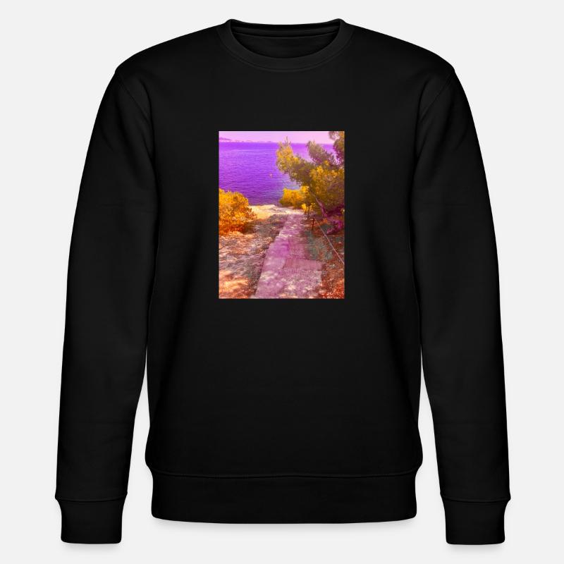 Pourpre - Sweat bio CHANGER Stanley/Stella Unisexe - noir