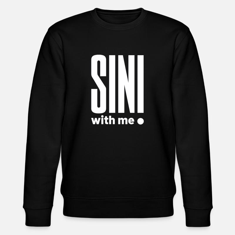 SIN avec moi blanc - Sweat bio CHANGER Stanley/Stella Unisexe - noir