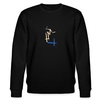 La plus belle abstraction - Sweat bio CHANGER Stanley/Stella Unisexe - noir - Devant - Nik (191cm) & Marisol (170cm)