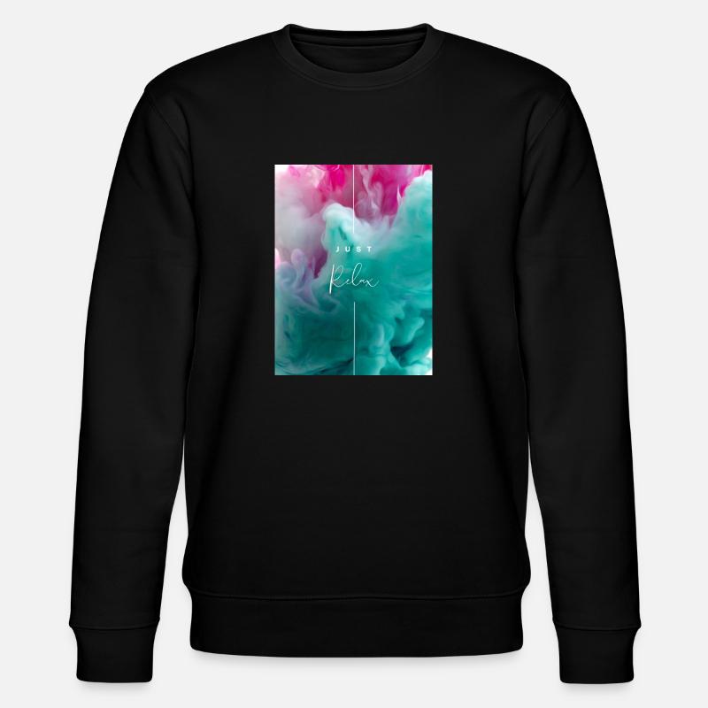 Just relax - Stanley/Stella Unisex Bio-Sweatshirt CHANGER  - Schwarz