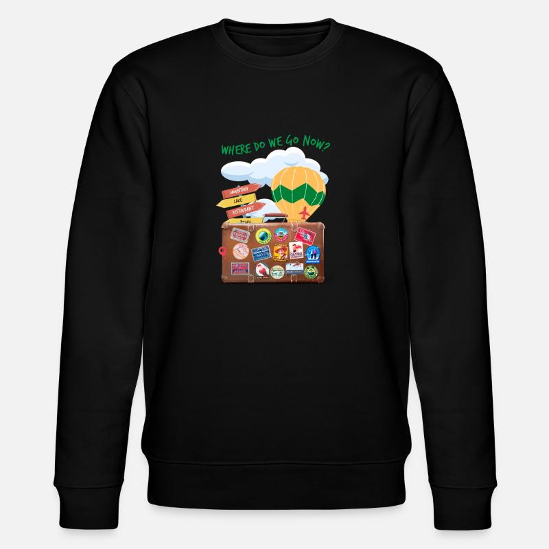 Temps de trajet - Sweat bio CHANGER Stanley/Stella Unisexe - noir