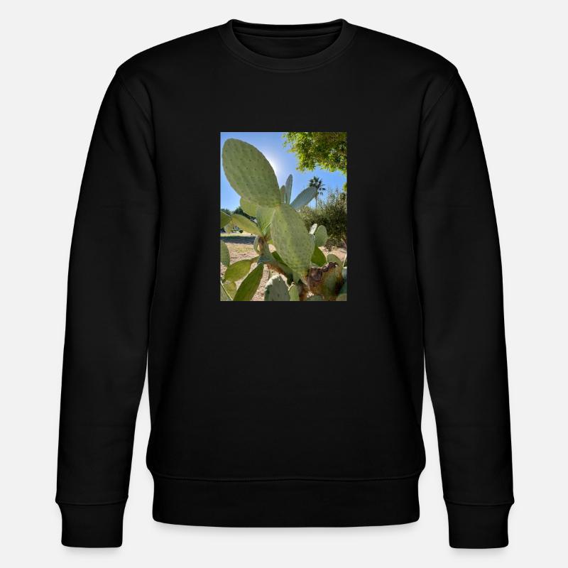Kaktus - Stanley/Stella Unisex Bio-Sweatshirt CHANGER  - Schwarz
