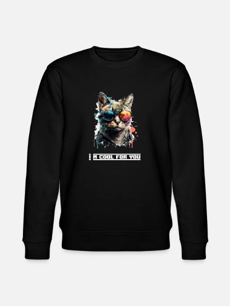 I'm cool for you - Stanley/Stella CHANGER Unisex Organic Sweatshirt - black