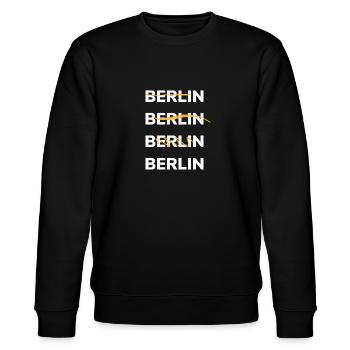 Le sweat à capuche berlinois le plus cool pour les vrais Berlinois - Sweat bio CHANGER Stanley/Stella Unisexe - noir - Devant - Nik (191cm) & Marisol (170cm)