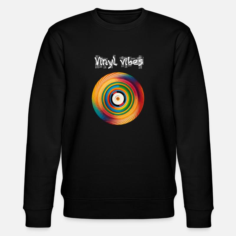 Vinyl-Vibes - Stanley/Stella Unisex Bio-Sweatshirt CHANGER  - Schwarz
