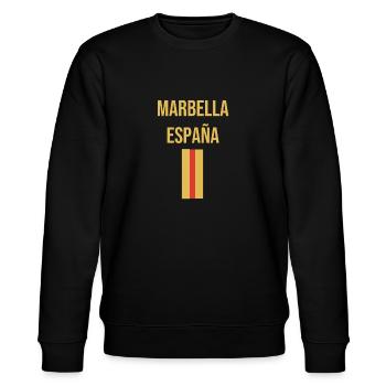 Marbella Espana T-Shirt - Sweat bio CHANGER Stanley/Stella Unisexe - noir - Devant - Nik (191cm) & Marisol (170cm)
