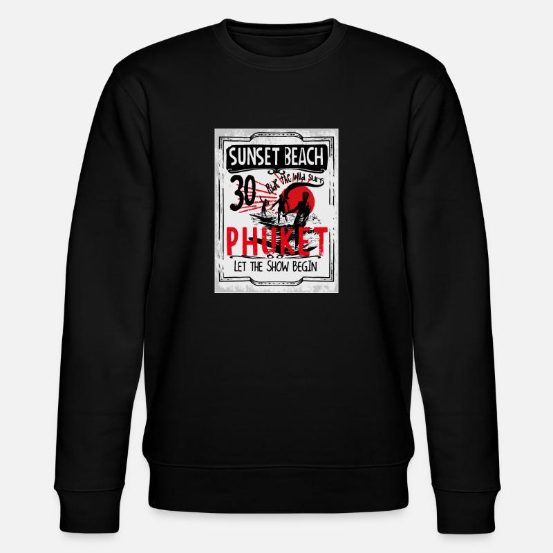 Conception de t-shirt de plage - Sweat bio CHANGER Stanley/Stella Unisexe - noir
