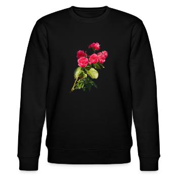 Rosier rouge - Sweat bio CHANGER Stanley/Stella Unisexe - noir - Devant - Nik (191cm) & Marisol (170cm)