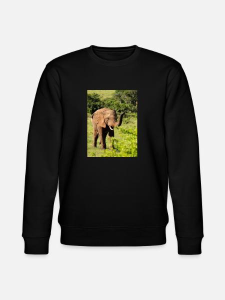 Elephant - Stanley/Stella Unisex Bio-Sweatshirt CHANGER - Schwarz