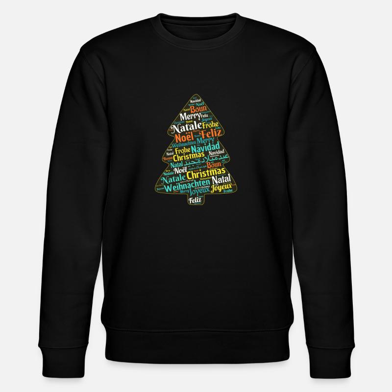 Geschenkidee Weihnachten - Stanley/Stella Unisex Bio-Sweatshirt CHANGER  - Schwarz