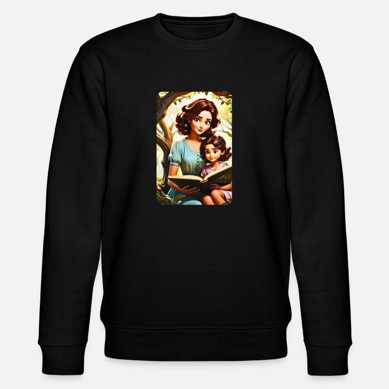 personalisiertes Design-Muttergeschenk - Stanley/Stella Unisex Bio-Sweatshirt CHANGER  - Schwarz