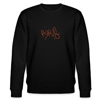 T-shirt Paris décontracté style street art - Sweat bio CHANGER Stanley/Stella Unisexe - noir - Devant - Nik (191cm) & Marisol (170cm)