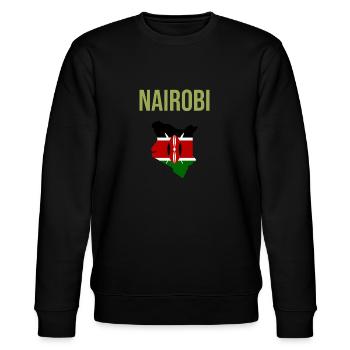Nairobi Fischerhut - Stanley/Stella Unisex Bio-Sweatshirt CHANGER  - Schwarz - Vorne - Nik (191cm) & Marisol (170cm)