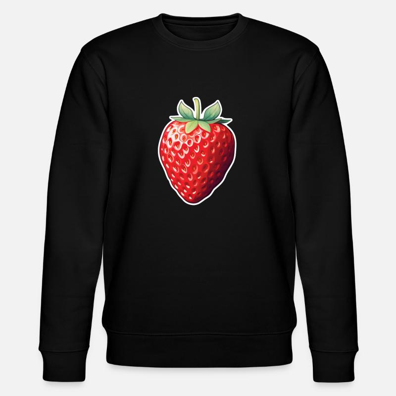 Fraise fruitée - Sweat bio CHANGER Stanley/Stella Unisexe - noir