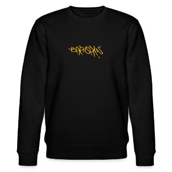 Fischerhut für Schnäppchenjäger - Stanley/Stella Unisex Bio-Sweatshirt CHANGER  - Schwarz - Vorne - Nik (191cm) & Marisol (170cm)