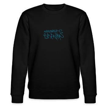 Born and bred in Bremen - Stanley/Stella CHANGER Unisex Organic Sweatshirt - black - Front - Nik (191cm) & Marisol (170cm)
