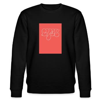 Lyon Street Art Souvenir Lyon Hoodie - Stanley/Stella CHANGER Unisex Organic Sweatshirt - black - Front - Nik (191cm) & Marisol (170cm)