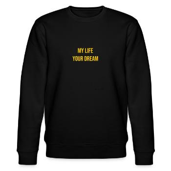 Geschenk für arroganten Typen - Stanley/Stella Unisex Bio-Sweatshirt CHANGER  - Schwarz - Vorne - Nik (191cm) & Marisol (170cm)