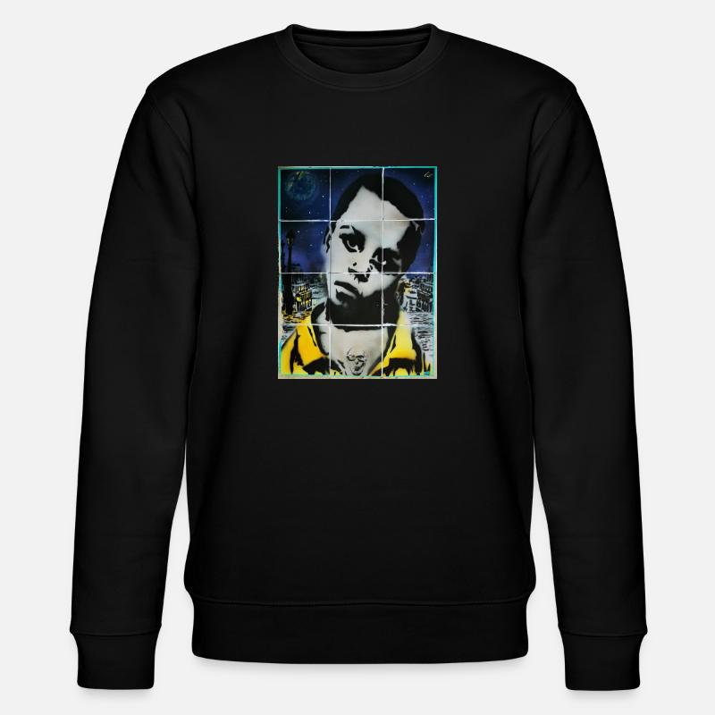 Graffiti Worldwide - Stanley/Stella Unisex Bio-Sweatshirt CHANGER  - Schwarz