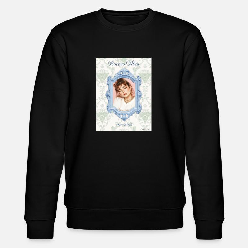 Bilderrahmen hellblau - Stanley/Stella Unisex Bio-Sweatshirt CHANGER  - Schwarz