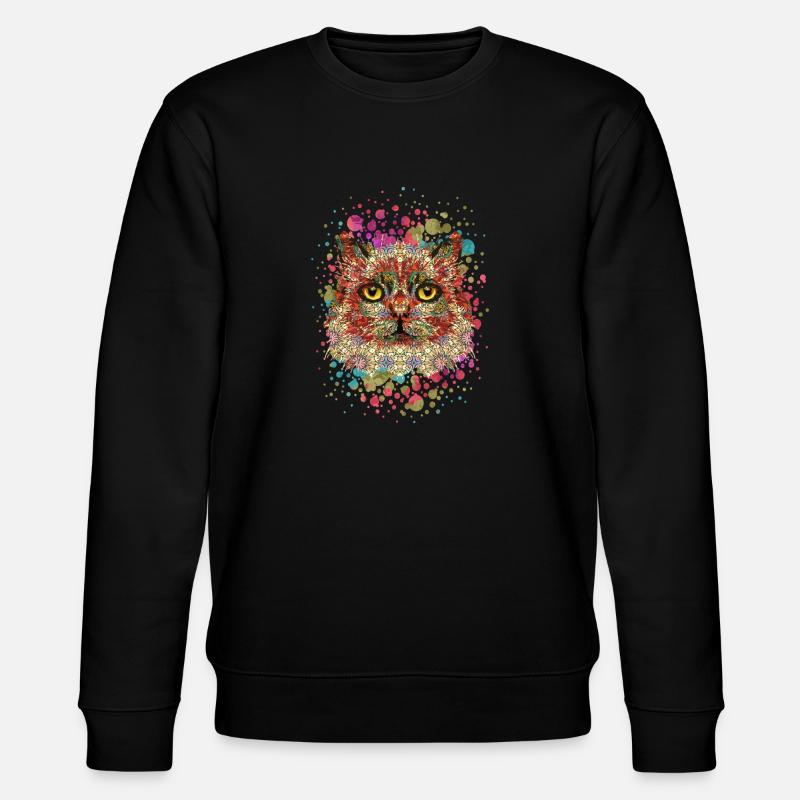 Chat - Sweat bio CHANGER Stanley/Stella Unisexe - noir