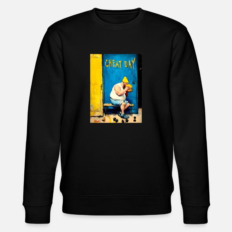 « Cheat Day » de van Gogh - Sweat bio CHANGER Stanley/Stella Unisexe - noir