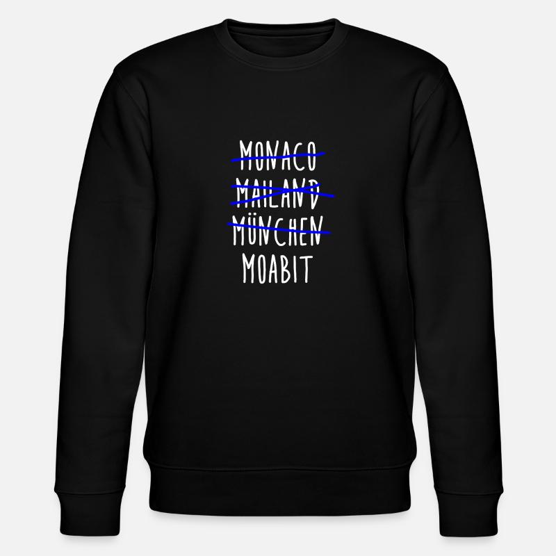 Moabit - Berlin - Germany - District - Stanley/Stella CHANGER Unisex Organic Sweatshirt - black