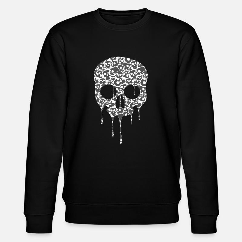 Crânes dans le crâne Crâne - Sweat bio CHANGER Stanley/Stella Unisexe - noir