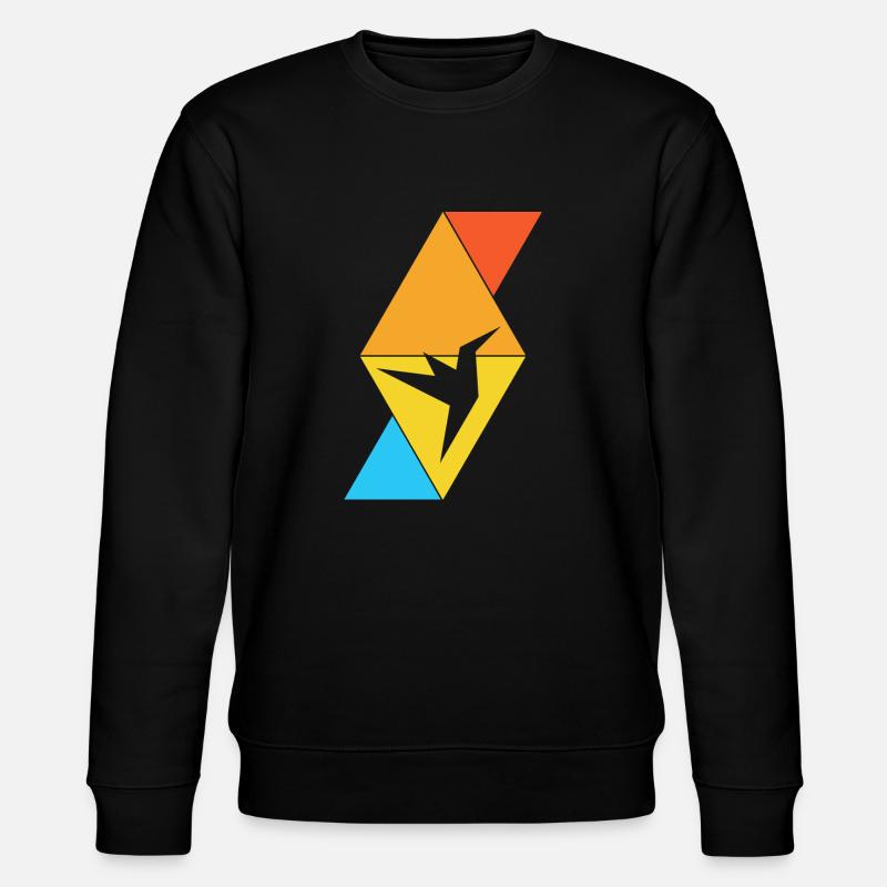 Kolibri - Stanley/Stella Unisex Bio-Sweatshirt CHANGER  - Schwarz