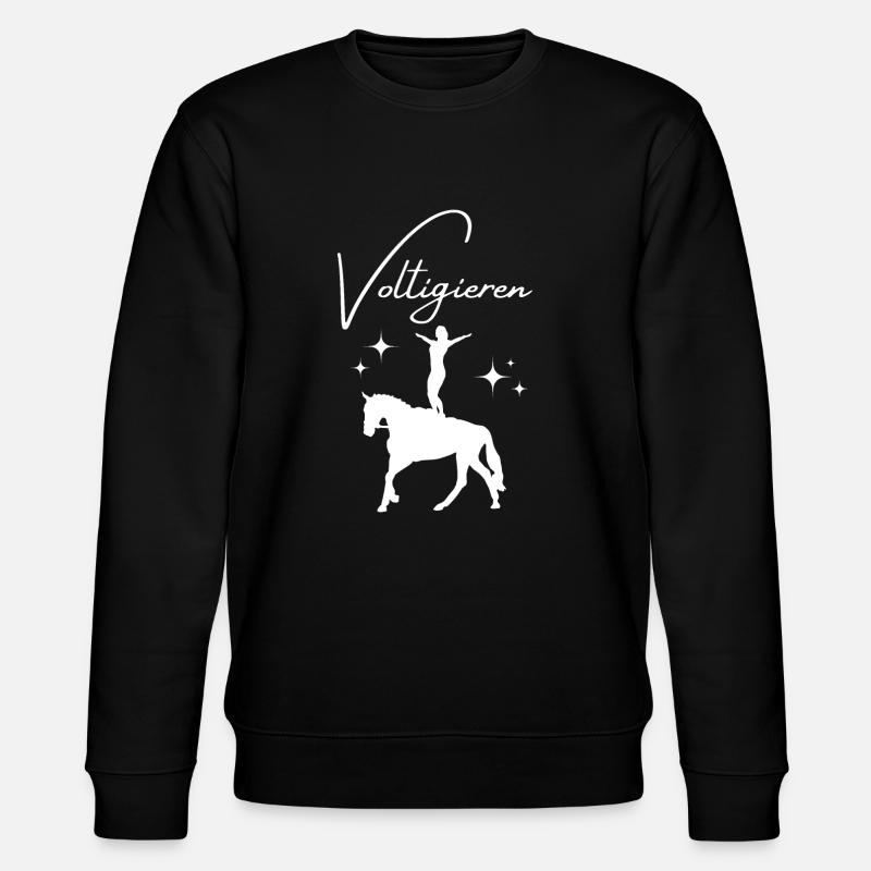 Voltigieren - Stanley/Stella Unisex Bio-Sweatshirt CHANGER  - Schwarz