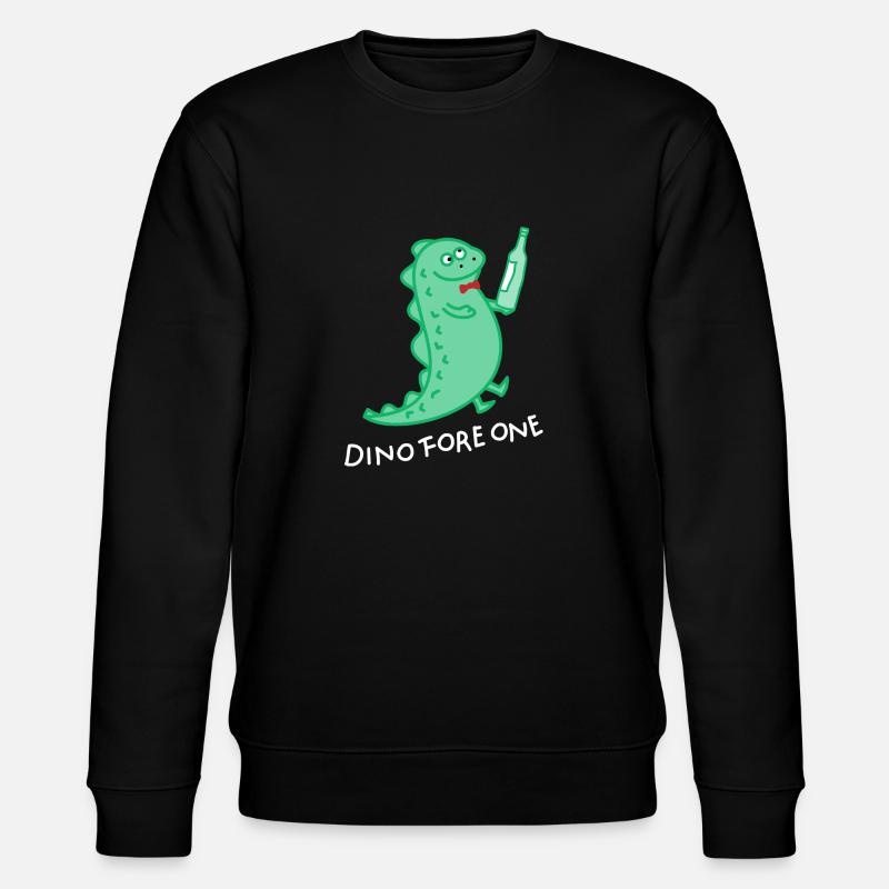 Dino pour un (c) - Sweat bio CHANGER Stanley/Stella Unisexe - noir