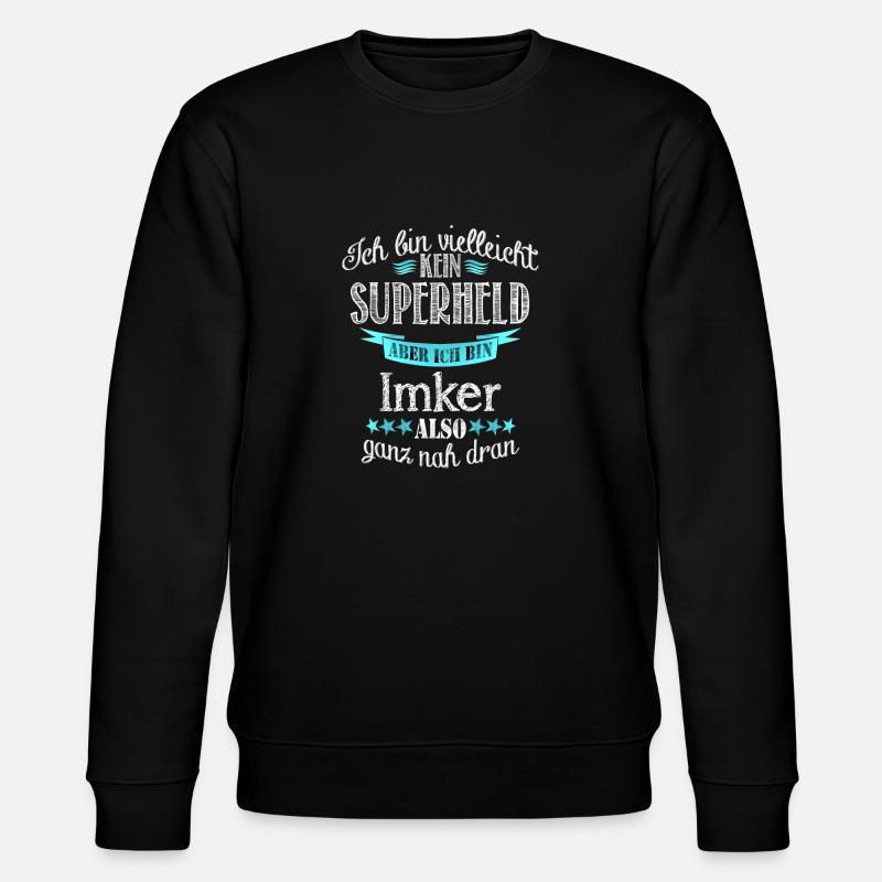 Imker - Stanley/Stella Unisex Bio-Sweatshirt CHANGER  - Schwarz