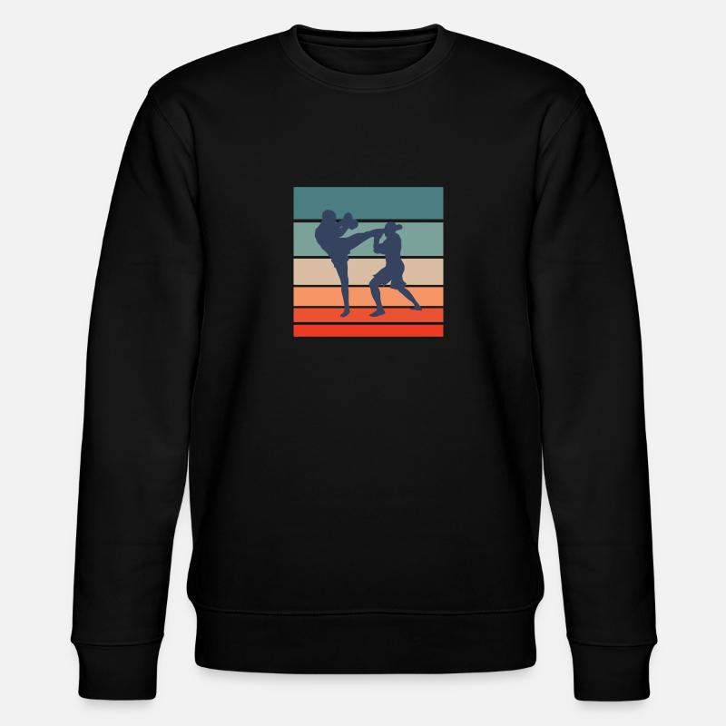 kickboxer kickboxen - Stanley/Stella Unisex Bio-Sweatshirt CHANGER  - Schwarz