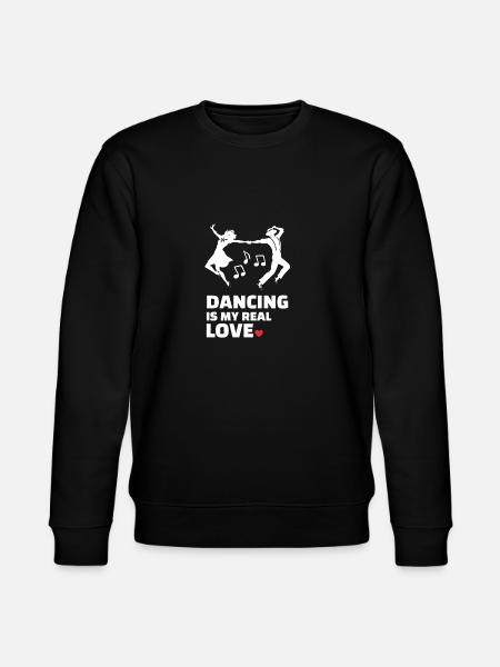 I love to dance - Stanley/Stella CHANGER Unisex Organic Sweatshirt - black