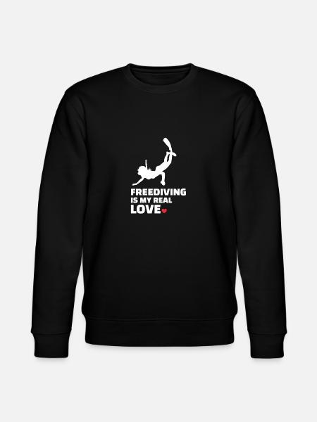 Freediving - Stanley/Stella CHANGER Unisex Organic Sweatshirt - black