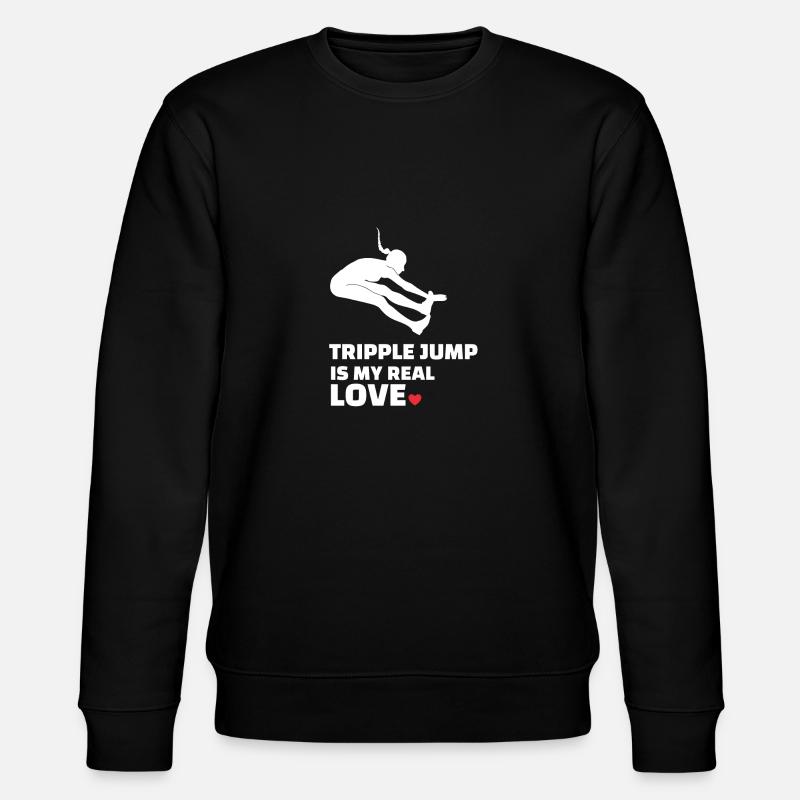 J’adore le triple saut - Sweat bio CHANGER Stanley/Stella Unisexe - noir