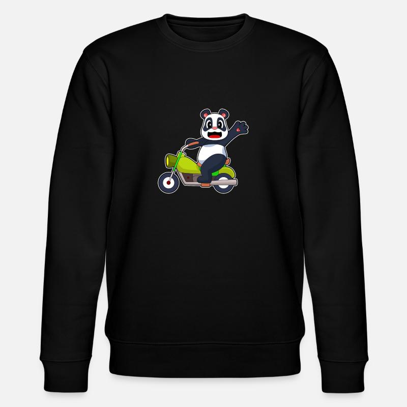 Moto Panda - Sweat bio CHANGER Stanley/Stella Unisexe - noir