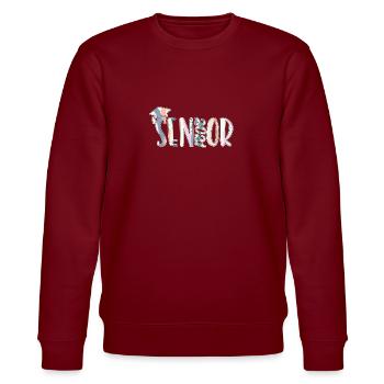 Senior 2021 - Stanley/Stella CHANGER Unisex Organic Sweatshirt - burgundy - Front - Nik (191cm) & Marisol (170cm)