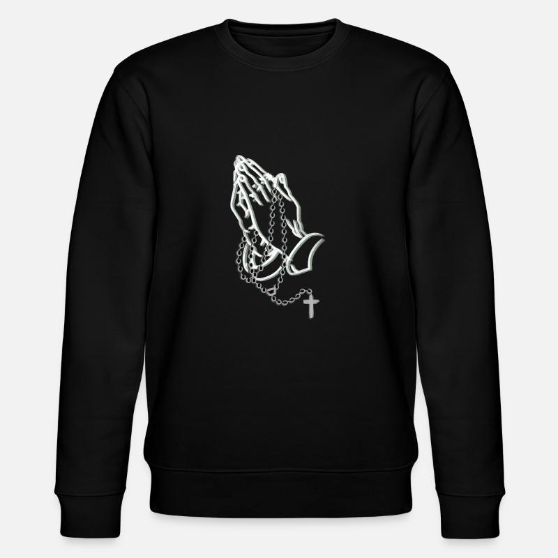 Mains en l’air - Sweat bio CHANGER Stanley/Stella Unisexe - noir