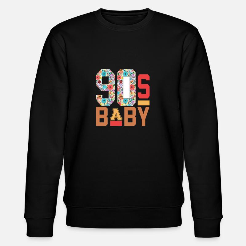 Bébé des années 90 - Sweat bio CHANGER Stanley/Stella Unisexe - noir