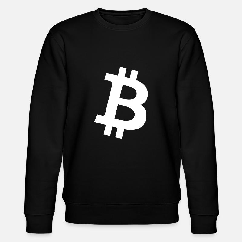 Bitcoin Logo - Stanley/Stella Unisex Bio-Sweatshirt CHANGER - Schwarz