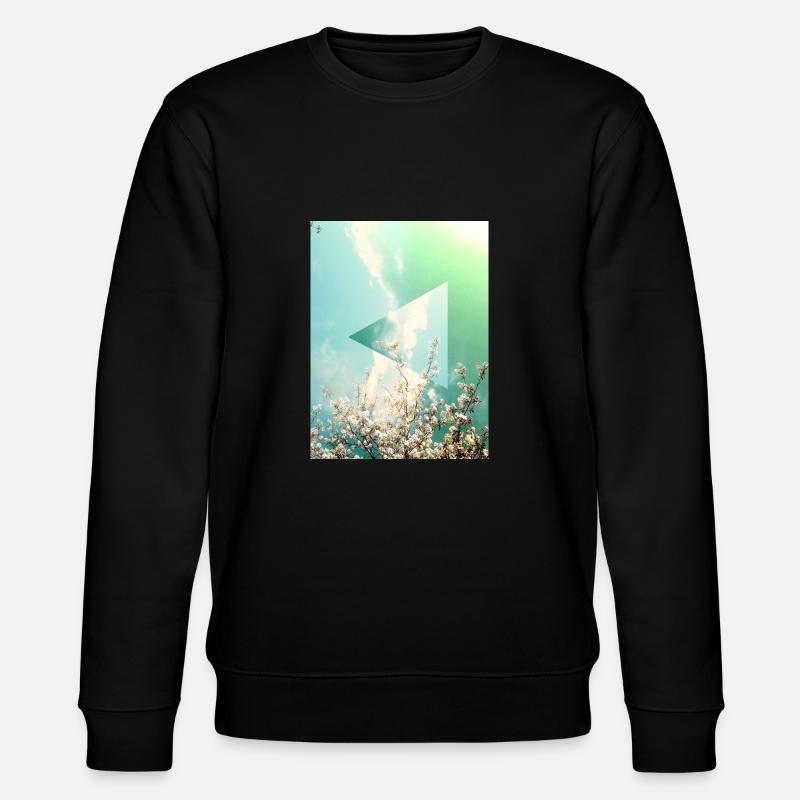 Frühlingsgefühl - Stanley/Stella Unisex Bio-Sweatshirt CHANGER  - Schwarz